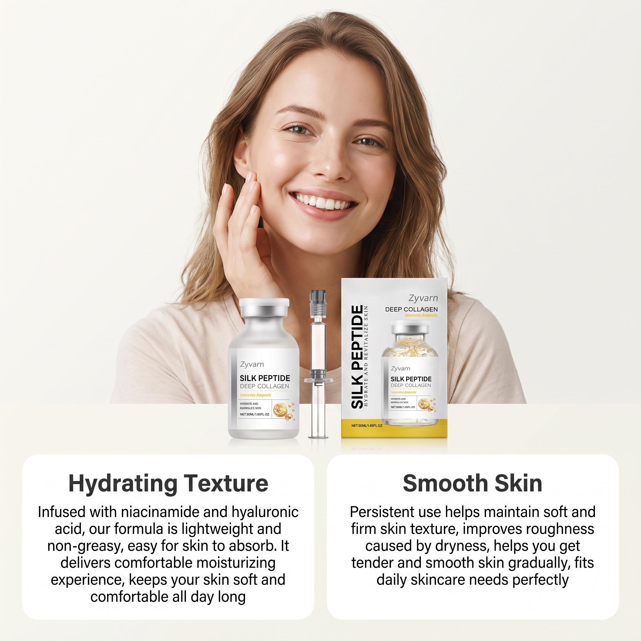 Ampułka z kolagenem jedwabnym  – Luxury Skincare Brands recenzja i cena
