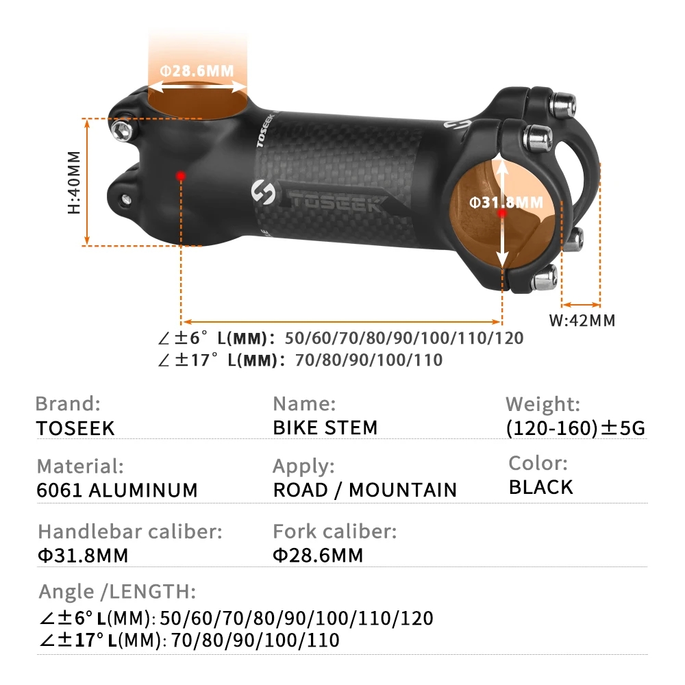Mostek rowerowy TOSEEK, szosow – Edelweiss Stem Cell recenzja i cena